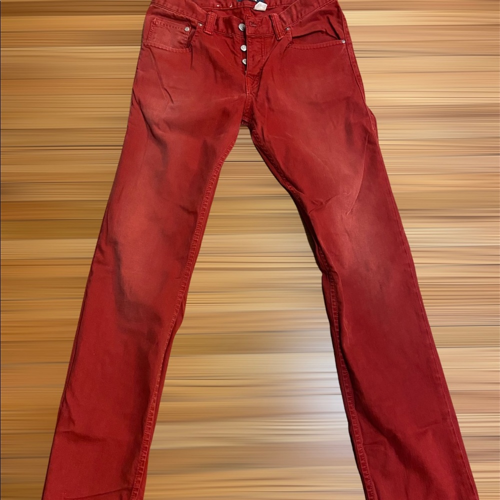 H&M Jean In Red Men Size 31